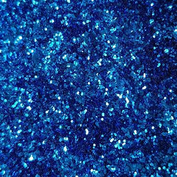 Metallic glitter PET - DecoPigment - glimmer - blå - ekstra fine - 500 g